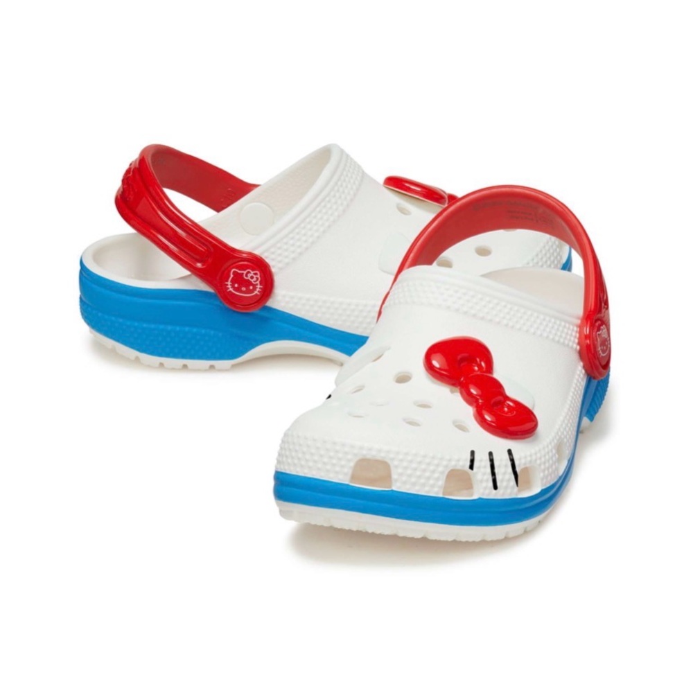 Hello Kitty Kids Sandals - White, Red, and Blue